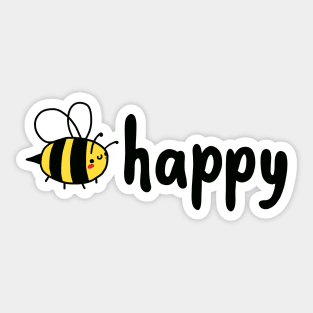 Bee happy Sticker